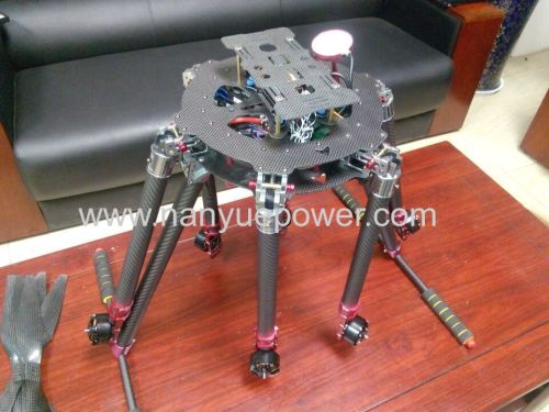 UAV Six Rotor Drone for 70mm2 Power Cable Stringing and 35mm Aerial Power Cable Inspection in PowerTransmission Lines