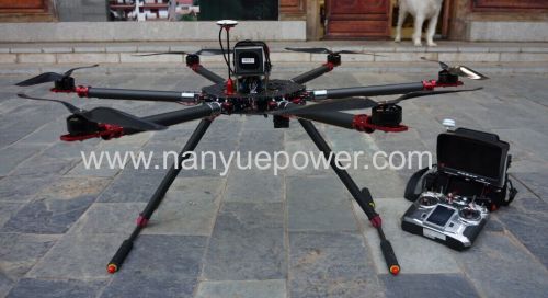 UAV Six Rotor Drone for 70mm2 Power Cable Stringing and 35mm Aerial Power Cable Inspection in PowerTransmission Lines