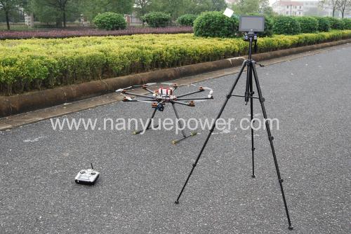 UAV Six Rotor Drone for 70mm2 Power Cable Stringing and 35mm Aerial Power Cable Inspection in PowerTransmission Lines