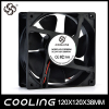 DC Axial Flow Exhaust Fan 5V 12V 24V Plastic Blade 120X120X38mm High Quality Cooling Fan