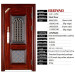 China top cheap price steel security door main entrance door new design/Best Selling steel security door