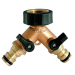 Brass Outside Soft Water Faucet Splitter Valve