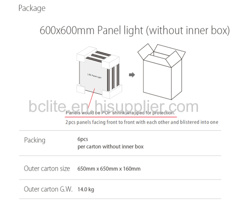 Good quality RGB panel lighting color changeable light 36w