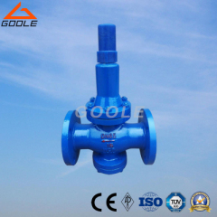 Direct action piston type pressure reducing valve