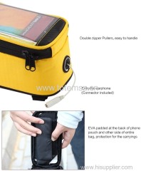 5.5 /4.8 /4.2 Inches Roswheel Front Bike Frame Tube Bag for Cell Phone