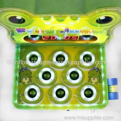 Whack a Frog Mole Hitting Hammer Game Machine Crazy Frog Mole Redemption Kids Games for Kids Coin Operated Games