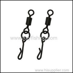 Carp fishing products series- Rolling swivels with soild ring and Q shaped snap