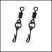 Carp fishing products series- Rolling swivels with soild ring and Q shaped snap