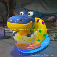 High Quality Creative Design Kiddie Ride Fiber Glass Coin Operated Game Machine Dinosaur Games with Music and Video