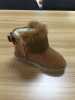 Round toe children ankle boots with comfortable fur