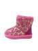 Shiny children winter ankle boots