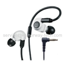 New Audio-Technica ATH-IM50 In-Ear White Dual Symphonic Drivers Monitor Headphone Earphones