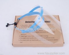 disposable face shield with frame