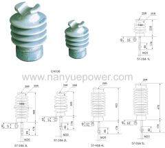 Porcelain post insulators for high voltage