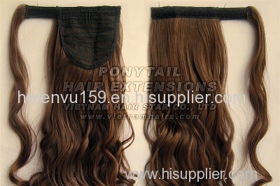 Hair Extension Type and Grade 100% human hair ponytail Human Viet Nam Hair