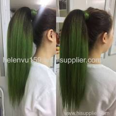 Hair Extension Type and Grade 100% human hair ponytail Human Viet Nam Hair