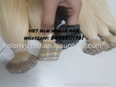 Wholesale Viet Nam virgin cuticle human PU M-tip Hair Extensions