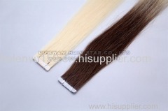 high quality color PU tape human hair tape-in extensions 100% human hair remy pu tape