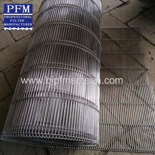 N shaped conveyer mesh belt