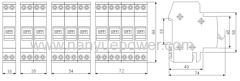 SF Modular changeover switch