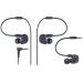 New Audio-Technica IM Series Black Duel Symphonic-Driver In The Ear Monitor Earphones Earbuds ATH-IM50