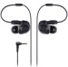 New Audio-Technica IM Series Black Duel Symphonic-Driver In The Ear Monitor Earphones Earbuds ATH-IM50