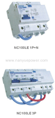 C65NLE Residual current circuit breaker with over current protection