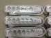 High quality 6 way multiple Swiss power strip with overload protection S+ CE approved