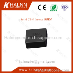 BN-S300 CNC CBN Insert milling engine block with high efficiency from Halnn Superhard