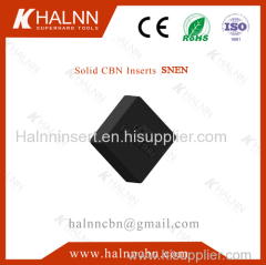 BN-S300 Solid CBN Insert from Halnn Superhard Fine Milling Engine Block achieve Ra1.6 roughness