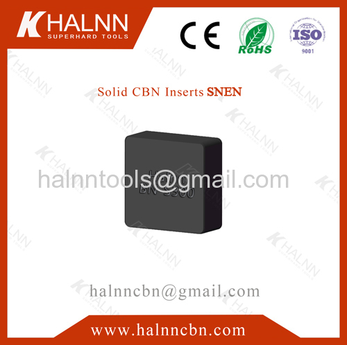 Milling Engine Block with gray cast iron materials use BN-S300 Solid CBN Insert from Halnn