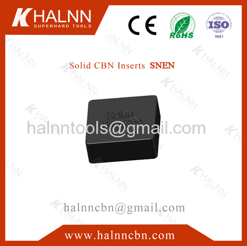High Speed Milling Engine Block with BN-S300 Solid CBN Insert from Halnn Superhard