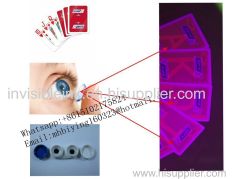 Copag 4 corner jumbo index plastic marked cards/uv contact lenses/invisible ink/perspective sunglasses/magic trick/magic