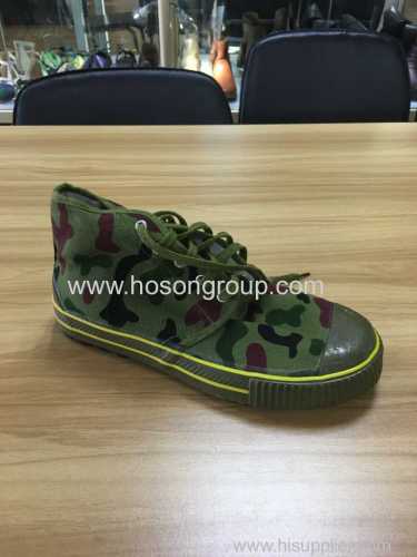 Camouflage lace military shoes