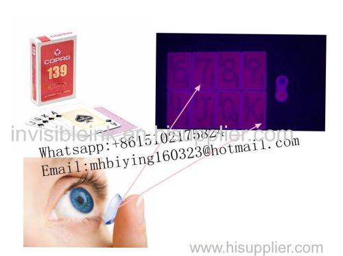 Copag EPT red plastic marked playing cards for game cheat/invisible ink/perspective sunglasses/uv contact lenses/magic
