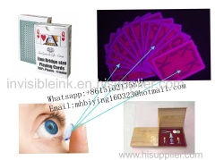 Casino plastic marked cards for poker cheat/casino cheat/poker cheating device/uv ink/perspective glasses/contact lenses
