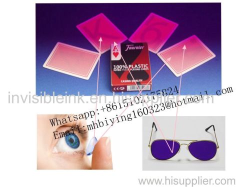 2017 Newest UV perspective glasses for marked cards/cheat in cards/poker cheat/contact lenses/invisible ink/magic trick