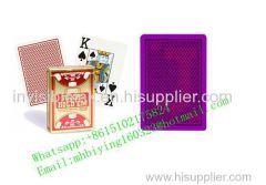 Blue Modiano cristallo marked cards|plastic marked cards|cheat in casino/uv contact lenses/cheat in poker/magic trick