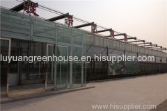 multi span greenhouse with cooling system