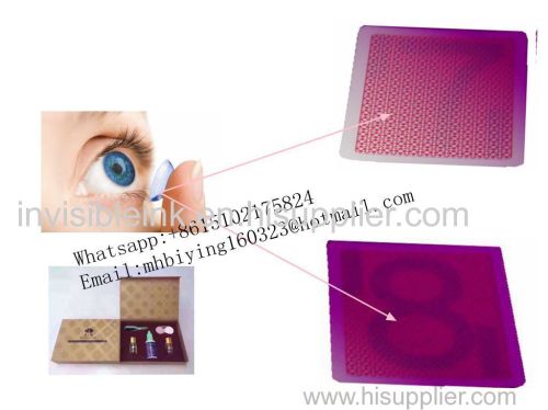 Copag 4 corner jumbo index plastic marked cards/uv contact lenses/invisible ink/perspective sunglasses/magic trick/magic