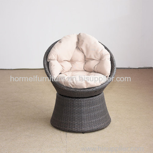 outdoor circle rattan egg papasan chair