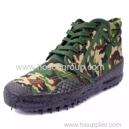 Vulcanization men military shoes