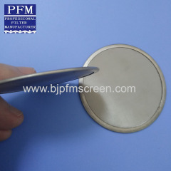 stainless steel mesh filter discs