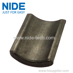 Motor stator arch type magnetic ferrite block material