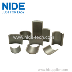 Electric motor arch type ferrite magnet block