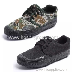 Men round toe canvas military shoes