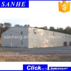 Low cost light prefabricated industrial China metal storage sheds