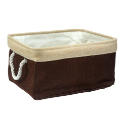 Store More Polyester Storage Box With Strong Cotton Rope Handles