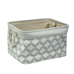 Store More Polyester Storage Box With Strong Cotton Rope Handles