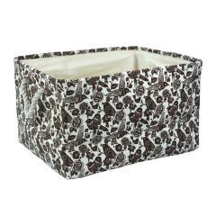 Store More Polyester Storage Box With Strong Cotton Rope Handles